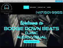 Tablet Screenshot of boogiedownbeats.com